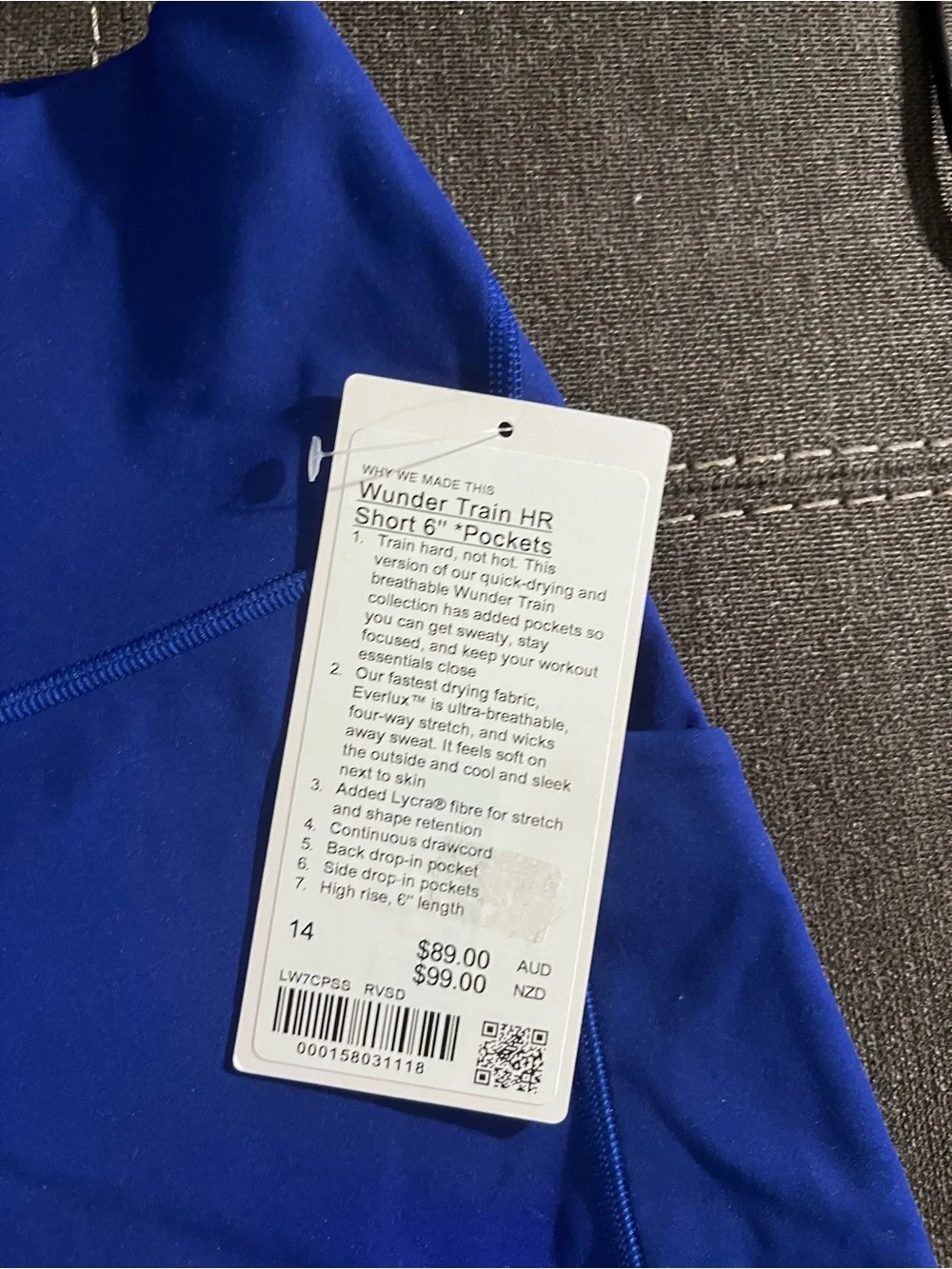 lululemon athletica pockets 14 bnwt
